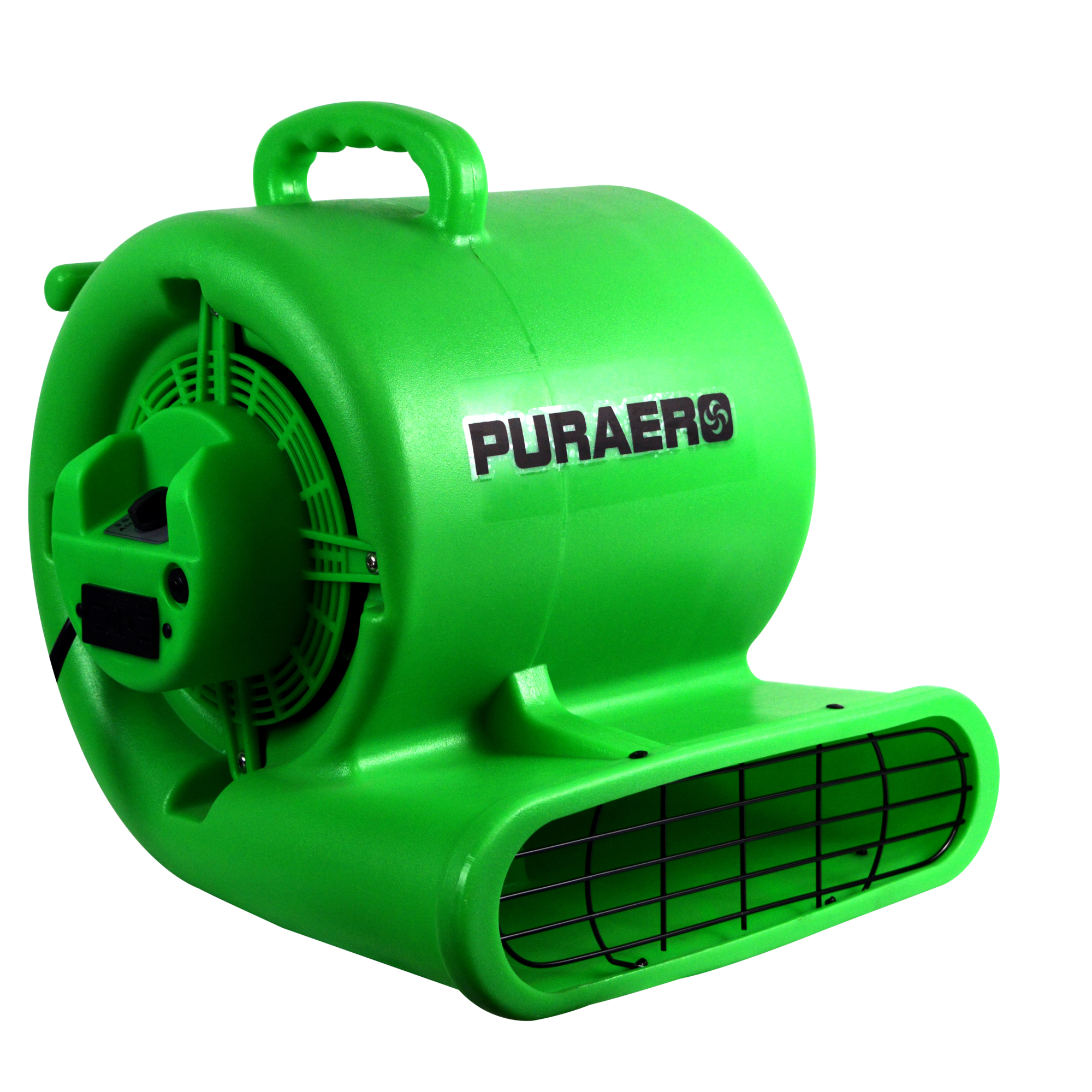 PURAERO, 1/3 HP GFCI AIR MOVER GREEN, Air Delivery 2550 cfm, Model# PA-330-AM-GN